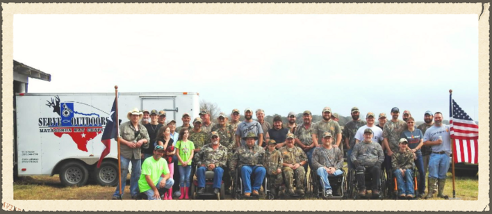 Serve Outdoors Matagorda Bay community — volunteers and participants